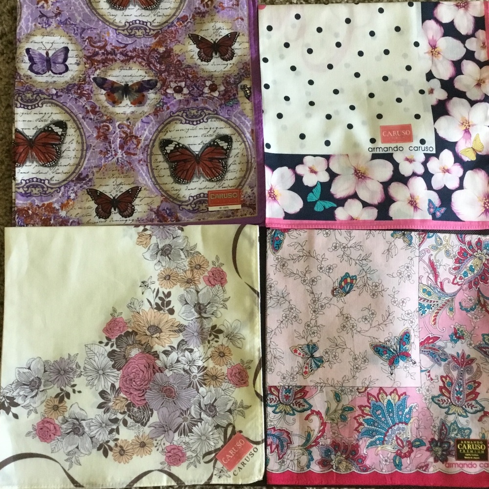 NWT ARMANDO CARUSO HANDKERCHIEF